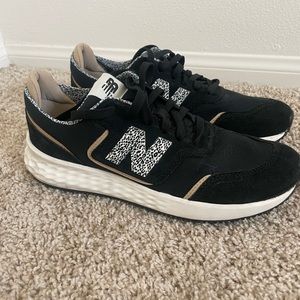 New balance fresh foam X70 sneaker, black, size 10